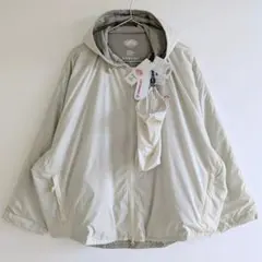 【新品】DANTON／インサレーションフーデッドジャケット　アイボリー　Sサイズ