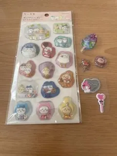 ちいかわ ポップデコパーティー わたあめカプセルシール シャカシャカ マイメロ