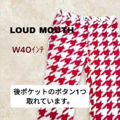 LOUDMOUTH ラウドマウス 総柄パンツ ゴルフ メンズ XXLビッグサイズ
