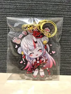 C107 ホロライブ　百鬼あやめ　しろまんじゅう　アクリルキーホルダー　②