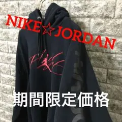 期間限定値下げ♪ビッグサイズ　ナイキ☆ジョーダン☆フライト★刺繍★パーカー　L