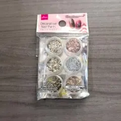 DAISO デコレーションネイルパーツ ミックスホログリッター 6Pのサムネイル