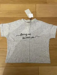 【新品未使用】Tシャツ　110 グレー　男の子