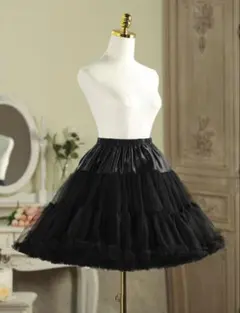 パニエ 黒 ブラック