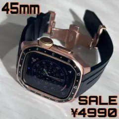 DB黒金Apple Watchアップルウォッチ　ベルト　バンド　カバー　ケースc