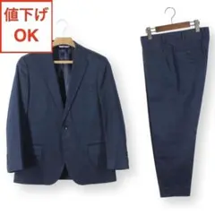 シンプリシテプリュス スーツ L メンズ A5 紺 SIMPLICITE【美品】