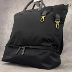 【美品✨】マッキントッシュフィロソフィー トートバッグ 肩掛け 斜め掛け 黒