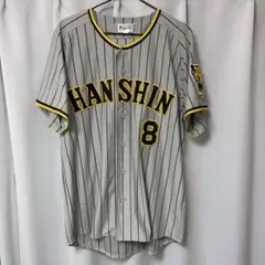 【L size】美品　阪神タイガース ユニフォーム　8 佐藤　輝明　ビジター L size】美品 阪神タイガース ユニフォーム 8 佐藤 輝明 ビジター
