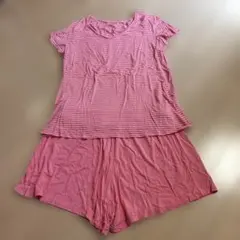 UNIQLO AIRism ストライプ ルームウェア L