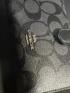 【新品】Coach ブラック 二つ折り財布