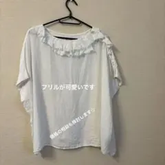 conges payes コンジェペイエ リネン　フリル衿ブラウス