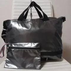 極美品✨ジャックゴム2wayバッグ　ダークメタリック　3353のサムネイル