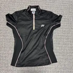 YONEX ハーフジップポロシャツ 黒