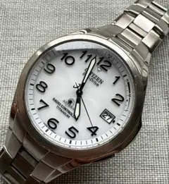 稼働品】CITIZEN アテッサ ソーラー シルバー H410-T007627 - メルカリ
