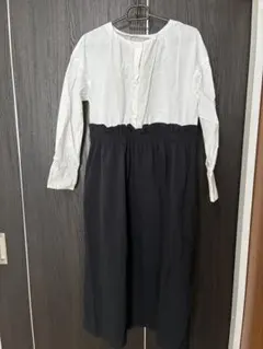 COMME CA BLANC D'OEUF ドッキングワンピース M-Lのサムネイル