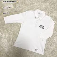 ワコマリア　WACKOMARIA ポロシャツ　7部袖　Mサイズ