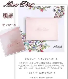 新品　Miss Dior ディオール　クリスチャンディオール　ポーチ　メッシュ