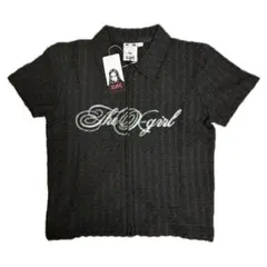 Xgirl ジップアップトップス 黒のサムネイル