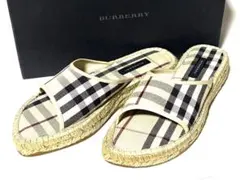 BURBERRY LONDON ノバチェック ミュール パンプス - メルカリ