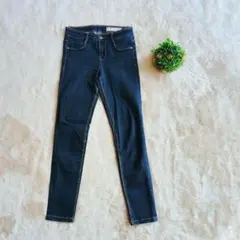 ZARA ザラ TRF スキニー デニム パンツ ジーンズ インディゴ濃紺 34