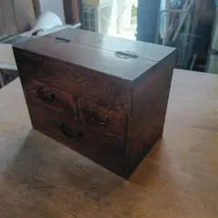 昭和 レトロ アンティーク 小引き出し 小箪笥 ソーイングボックス 針箱 収納 小物入れ 骨董 古道具 現状品 昭和レトロ 針箱 ソーイングボックス 小箪笥 アンティーク 小物入れ