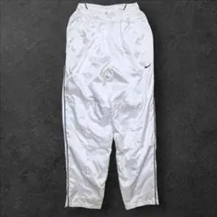 00s Nike トラックパンツ ホワイト ストライプ ナイロン ｙ２ｋ テック