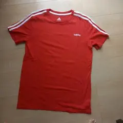 adidas レッド Tシャツ Lサイズ