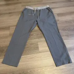 URBAN RESEARCH バイカラー スラックス グレーベージュ Lサイズのサムネイル