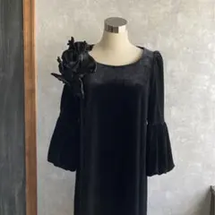 古着　ヴィンテージ   レトロ　リボン　ワンピース　used ビンテージ　希少