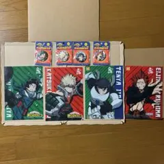 僕のヒーローアカデミア 特典 缶バッジ クリアファイル