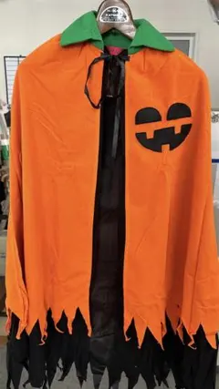 ハロウィン コスチューム かぼちゃのマント 2WAY