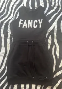 Bershka FANCY ノースリーブ ミニワンピース ブラック