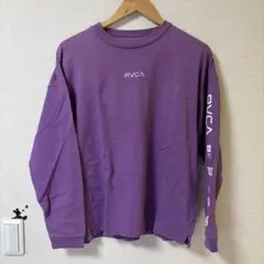 RVCA パープル ロンT 長袖Tシャツのサムネイル