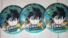 緑谷出久 缶バッチ3個とステッカー17枚セット