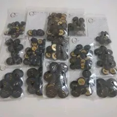 #20 レトロボタン まとめ売り ゴールド カボション 装飾ボタン