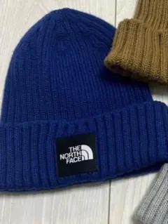 north face ニット帽　カプッチョリッド　レディース　キッズ可　ブルー