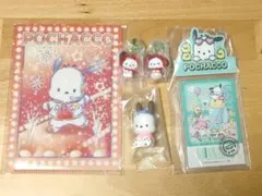 サンリオ　ポチャッコ　チケットホルダー　なかよしさくらんぼスイング