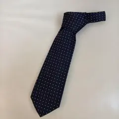 Dior ネイビー 幾何学模様 ネクタイ