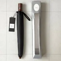 【未使用】Christian Dior 折りたたみ雨傘　ストライプ　ヴィンテージのサムネイル