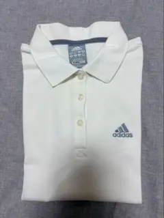 adidas レディース ポロシャツ ホワイトのサムネイル