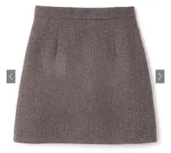 GRL グレイル　インパン付き千鳥格子チェック台形スカート