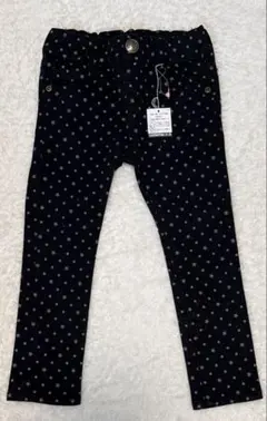 新品 Boomy Roomy 星 ドット パンツ 100 ブラック 長ズボンのサムネイル