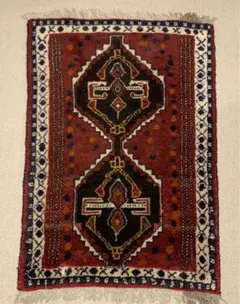 イラン　ヴィンテージラグ　ペルシャ絨毯　ウール