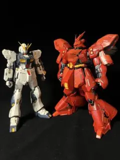 MG Ver.Ka νガンダム+サザビー 組立済セット - メルカリ