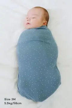 コニー　Newborn バンブースワドルポーチ&結び帽セット