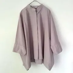 UNIQLO＋J スーピマコットンドルマンスリーブシャツ スモーキーピンク L