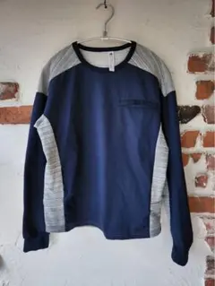 adidas アディダス 異素材切り替え長袖トップス ②