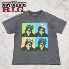 The Notorious B.I.G. ビギー ラップTシャツ グレー L