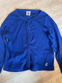 プチバトー24m/86cm 青カーディガン