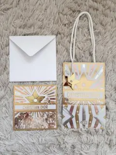 【美品】CHRISTIAN DIOR ショップ袋とカードセット